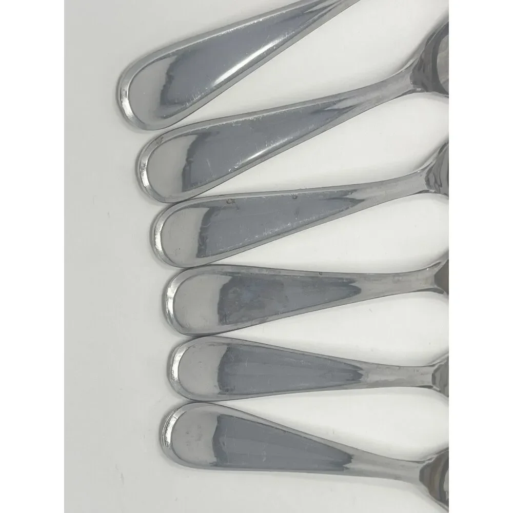 Cuisinart Elite Maree Stainless Glossy Teaspoons 6.5” Set Of 6